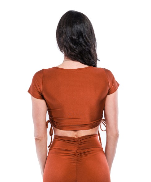 Къса блуза с връзки Cambodia