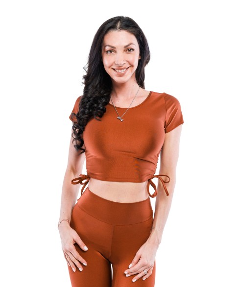 Къса блуза с връзки Cambodia