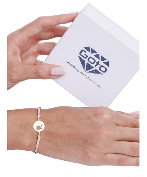 ДИЗАЙНЕРСКА ГРИВНА СЪРЦЕ 14 К жълто злато