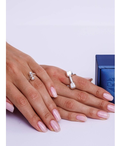 ДИЗАЙНЕРСКИ ПРЪСТЕН "ГИРА" Сребро 