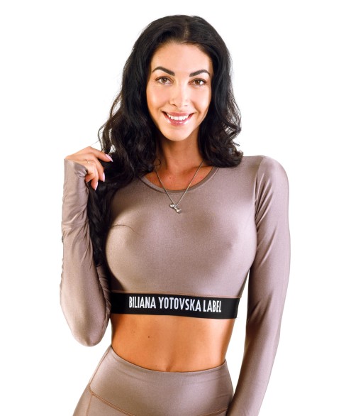 Къса блуза Nude