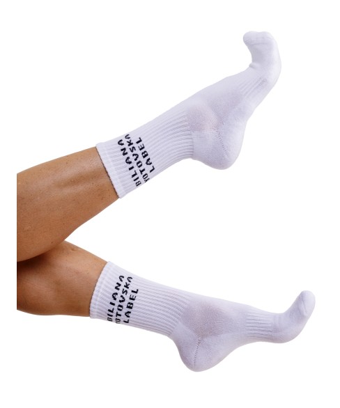 Чорапи бели 3/4