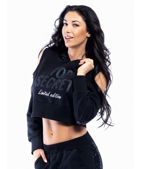 Къс суитшърт Black magic